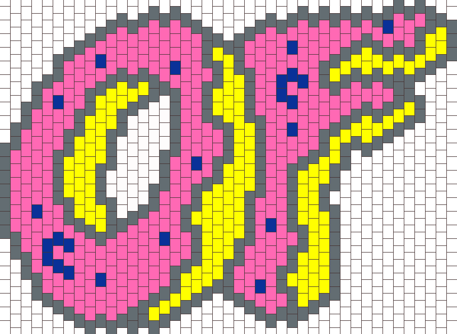 Odd Future Peyote Bead Pattern - Patterns (902x660), Png Download