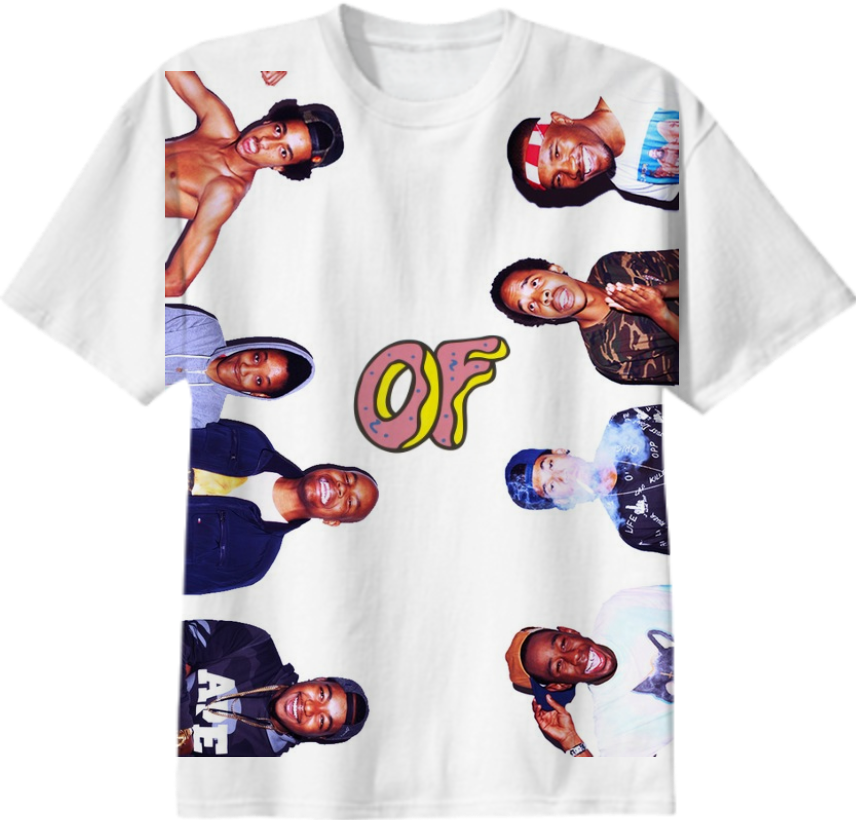 Shop Odd Future Gang Shirt Cotton T-shirt By Shop Teen - Odd Future (856x820), Png Download