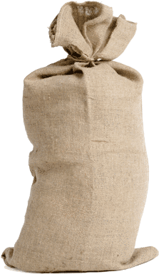 Christmas Santa Sacks Traditional Plain Hessian New - Plain Hessian Sack (425x425), Png Download