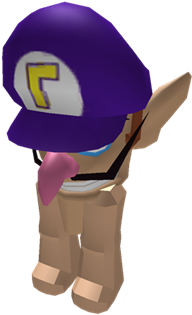Waluigi Hat Png - Waluigi's Taco Stand Logo (420x420), Png Download