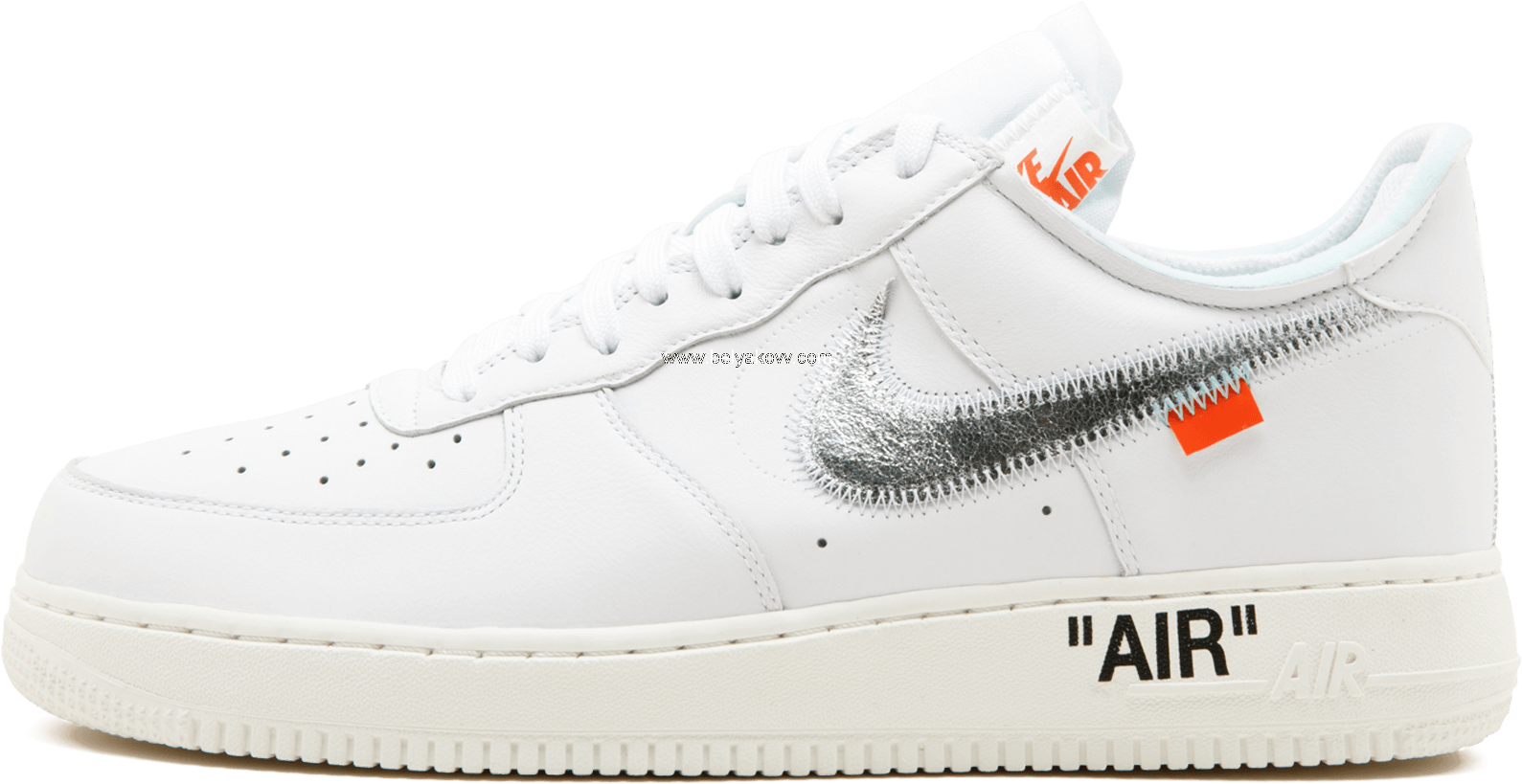 Beautiful Nike Air Force 1 '07 Off White/complex Con - Nike Air Force 1 Off White Png (2000x1200), Png Download