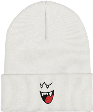 Boo Cuffed Beanie - Cryptocurrency (400x400), Png Download