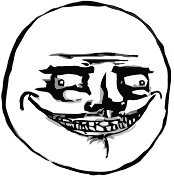 Rage Comic Stickers For Imessage Messages Sticker-9 - Creepy Me Gusta (408x408), Png Download