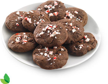 Chocolate Peppermint Cookies Made With Truvía® Cane - Cookie (460x553), Png Download