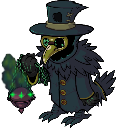 Scartc Aka Deagle - Town Of Salem Plaguebearer (419x472), Png Download