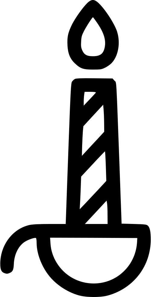 Christmas Candle Vector - Vector Graphics (400x400), Png Download