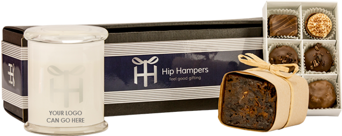 Christmas Candle Hamper - Hamper (768x768), Png Download