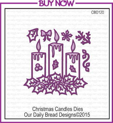 The Windowsill Candles Die Is Designed To Be Used With - Christmas Day (369x400), Png Download