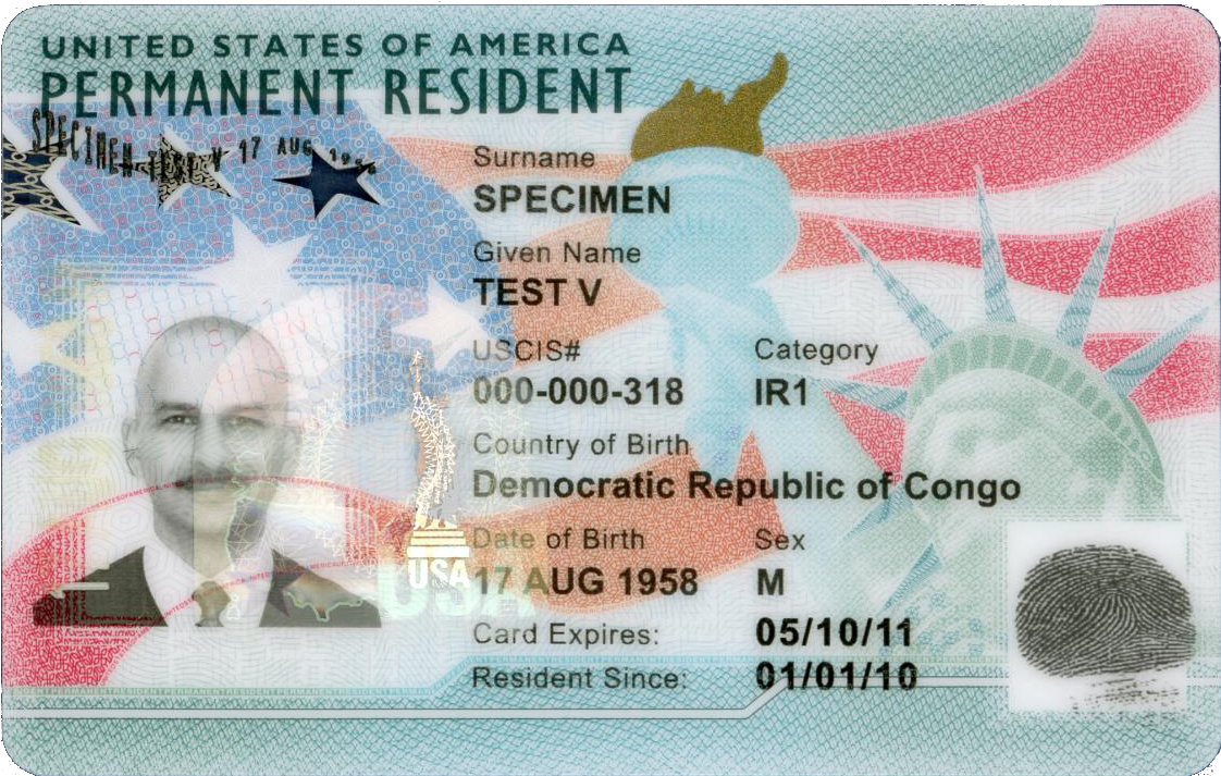 Money Border Png Vector Library Download - New Green Card 2018 (1200x960), Png Download