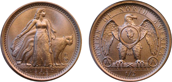 2013 Liberty & Puma Ameros, Trade Dollars, Exchange - American Civil War Dog Tags (592x285), Png Download