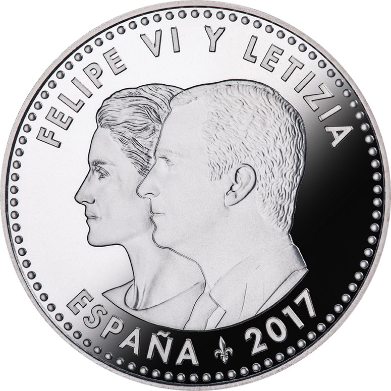 10 O'clock , Tratado De / La Unión Europea (treaty - Monedas 30 Euros España 2017 (775x775), Png Download