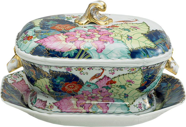 Mottahedeh Tobacco Leaf Tureen (800x800), Png Download