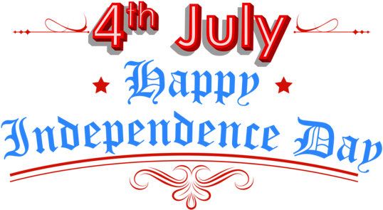 Happy 4th Of July - Independence Day 4th Of July Clipart (600x377), Png Download