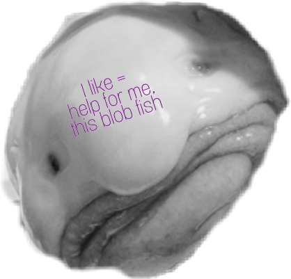 Blob Fish Im Ugly Like Instagram Aesthetic - Does Ted Cruz Look Like (418x401), Png Download