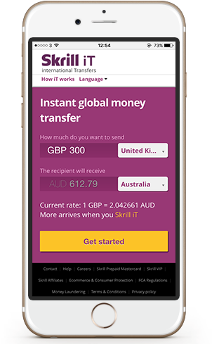 Money Is Transferred Instantly And The Recipient Receives - Skrill Transfer (393x497), Png Download