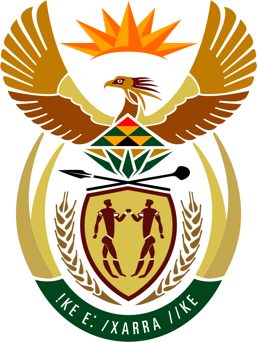 Sa Borders - South Africa Coat Of Arm (1024x1280), Png Download