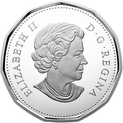 Majesty Queen Elizabeth Ii As Designed By Susanna Blunt, - Dg Regina Canadian Money Coins (430x430), Png Download