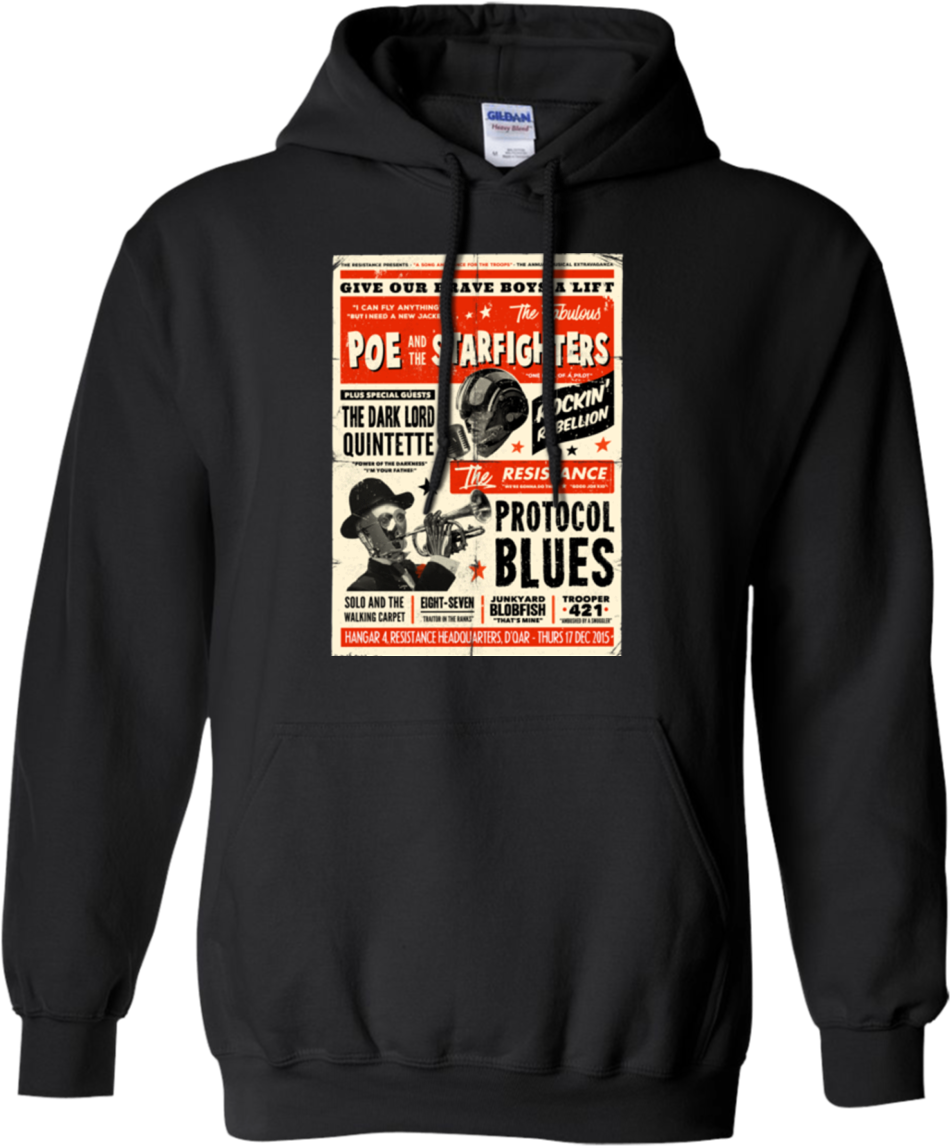 Poe And The Starfighters Pullover Hoodie - Drinking Buddies T Shirt (1155x1155), Png Download