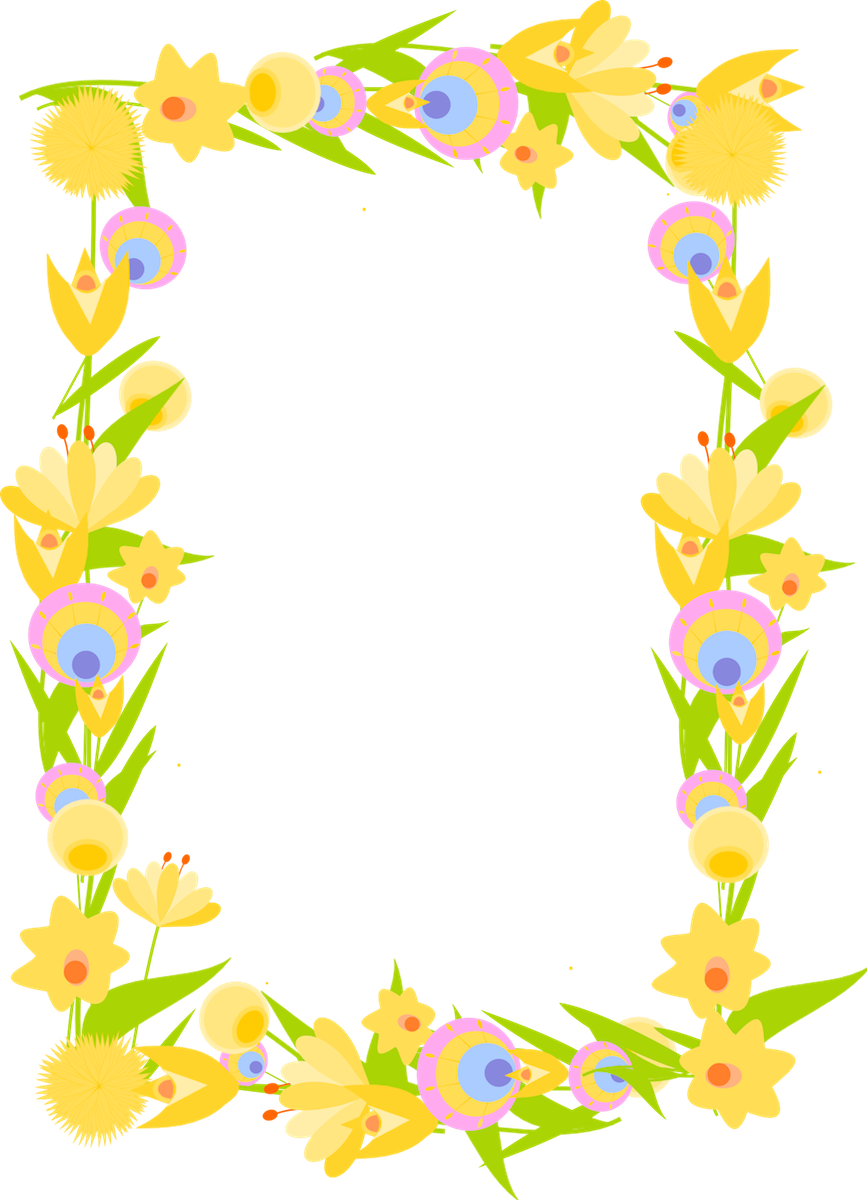 Free Download Summer Stationery Template Clipart Paper - Decorative Clip Art Transparent Background Borders (867x1200), Png Download