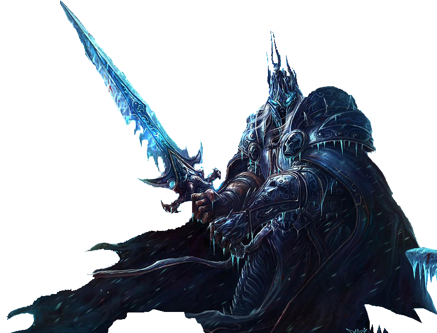 Wow Png Arthas Banner Royalty Free Library - Heroes Of The Storm Arthas Png (912x667), Png Download