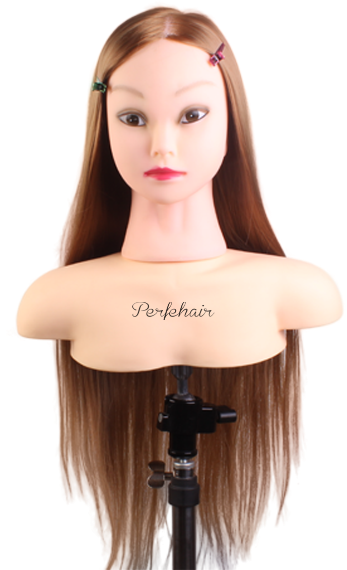 Perfehair 24" Cosmetology Mannequin Head - Mannequin (800x1130), Png Download