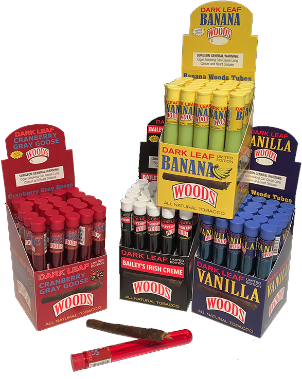 Dark Leaf Woods Cigars (600x746), Png Download