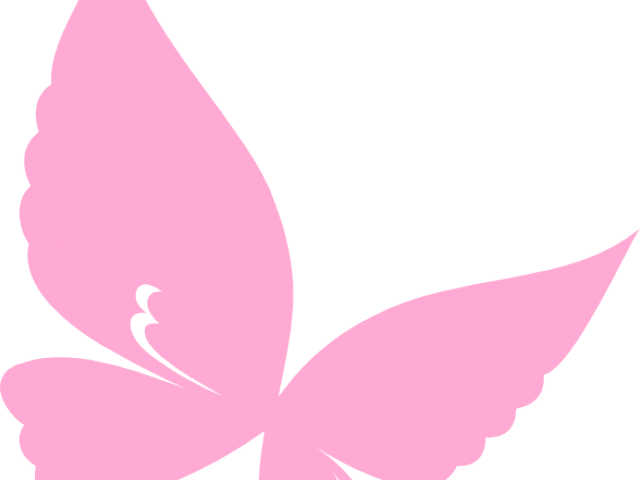 Pink Butterfly Clipart - Borboleta Voando Vetor Png (640x480), Png Download