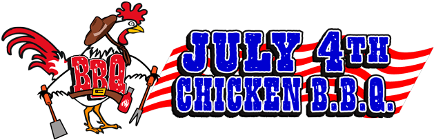 July 4th Chicken Bbq - Cartoon 4th Of July Bbq Transparent (670x213), Png Download