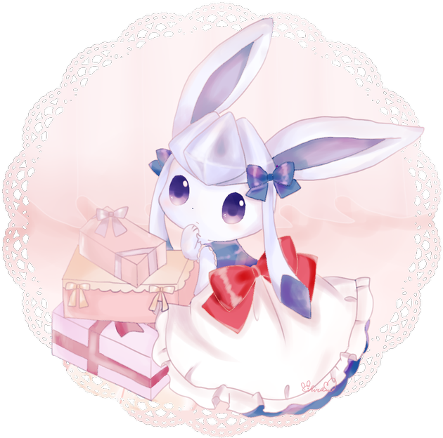 Extremely Cute Glaceon - Glaceon (680x628), Png Download