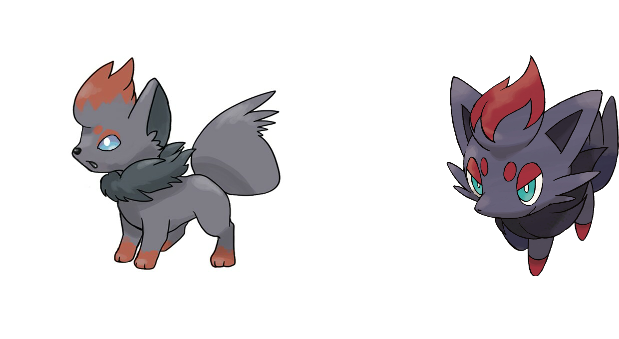 I Saw /u/cuxrie's Post "if Pokémon From Different Generations - Pokemon Zorua (1388x678), Png Download