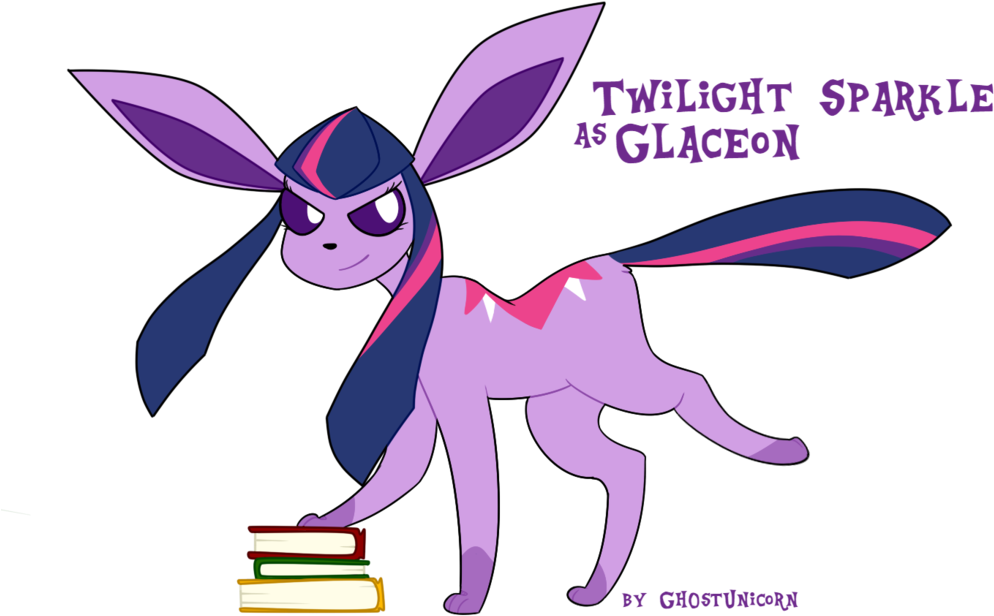 Gh0stunicorn, Book, Glaceon, Pokémon, Safe, Solo, Species - Eeveelutions Mlp (1024x731), Png Download