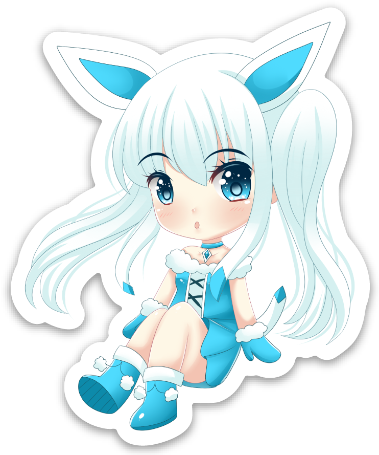Glaceon (741x895), Png Download