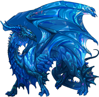 16892802 350 - Flight Rising Blue Dragons (350x350), Png Download