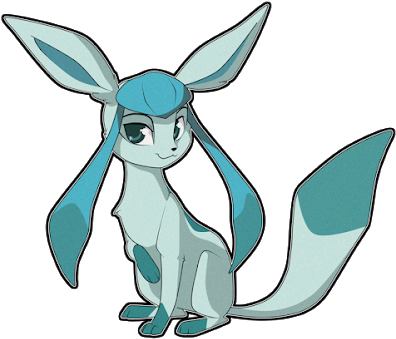 Mega Evolution Glaceon Eevee Lovers - Sylveon By Sugarcup91 (426x379), Png Download