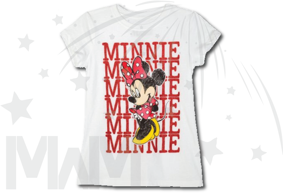 Minnie Mouse Toddler White Tshirt Xs-xl Sizes - Http/2 (1013x697), Png Download
