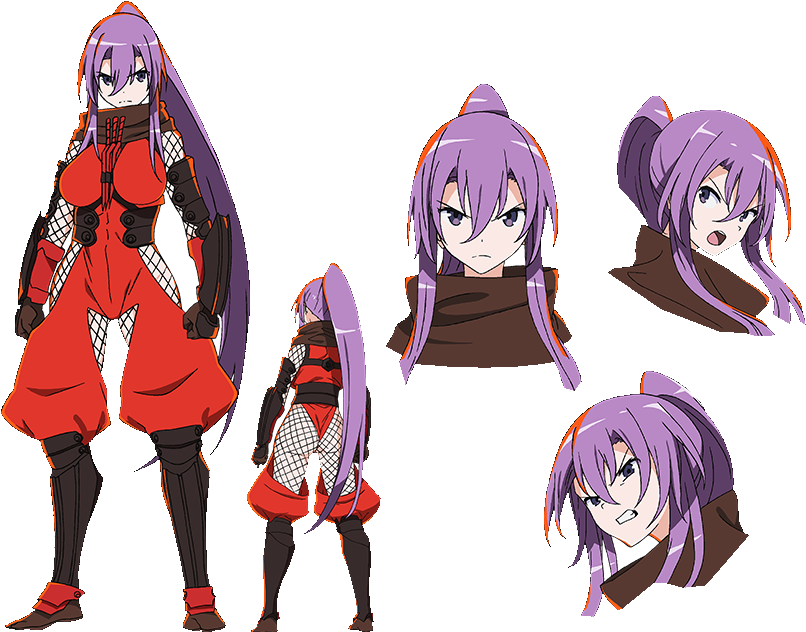 Amnesia Anime Design - Ninja Slayer Anime Characters (830x652), Png Download