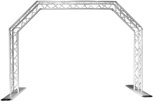 Portable Arch Truss Kit Chauvet Arch Kit Dj Truss Kit Full Size Png Download Seekpng