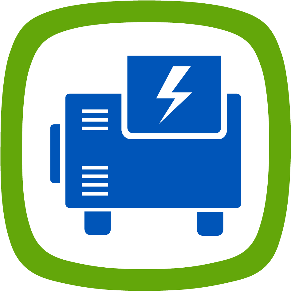 Power Download Png Image Mart - Electric Generator Icon (992x992), Png Download