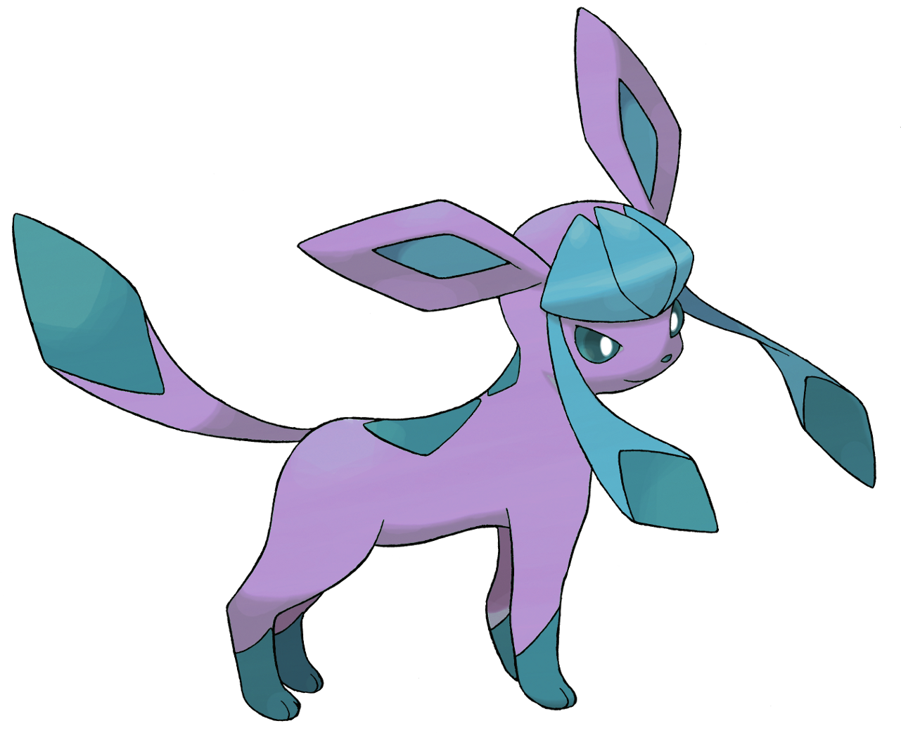 471 Lavender Glaceon , - Pokemon Glaceon (1280x1280), Png Download