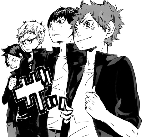 Haikyuu Tumblr Header (500x436), Png Download