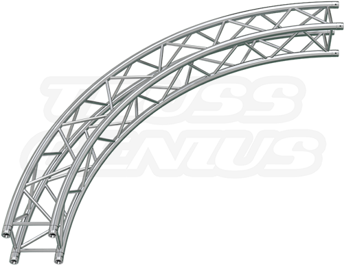 Sq C4 90 Arc F34 Square Truss Circle - Clip Art (500x500), Png Download