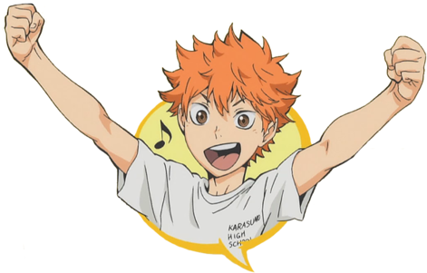 Haikyuu Png Image - Hinata Haikyuu Png (500x330), Png Download