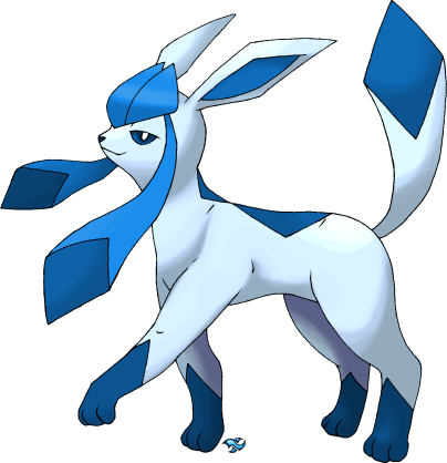 Xous Artwork Thread Archive Pokemon Shiny Glaceon - Side View Of A Pokemon (404x418), Png Download