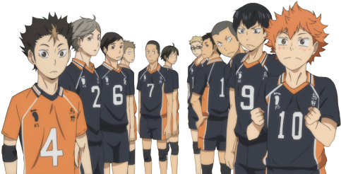 Haikyuu (500x281), Png Download