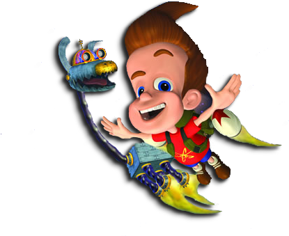 Cuddly Collectibles - Jimmy Neutron And Goddard (500x364), Png Download