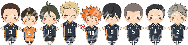 Haikyuu - T-shirt (800x182), Png Download