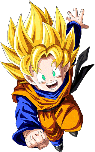 Promising Son Super Saiyan Goten - Son Goten Super Saiyan (426x568), Png Download