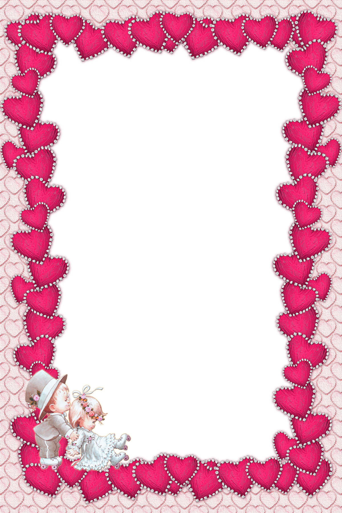 Frame Png Hd Pink (1200x1800), Png Download