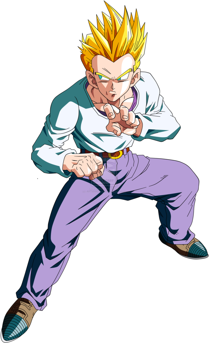 Goten Mayor Ssj (701x1139), Png Download