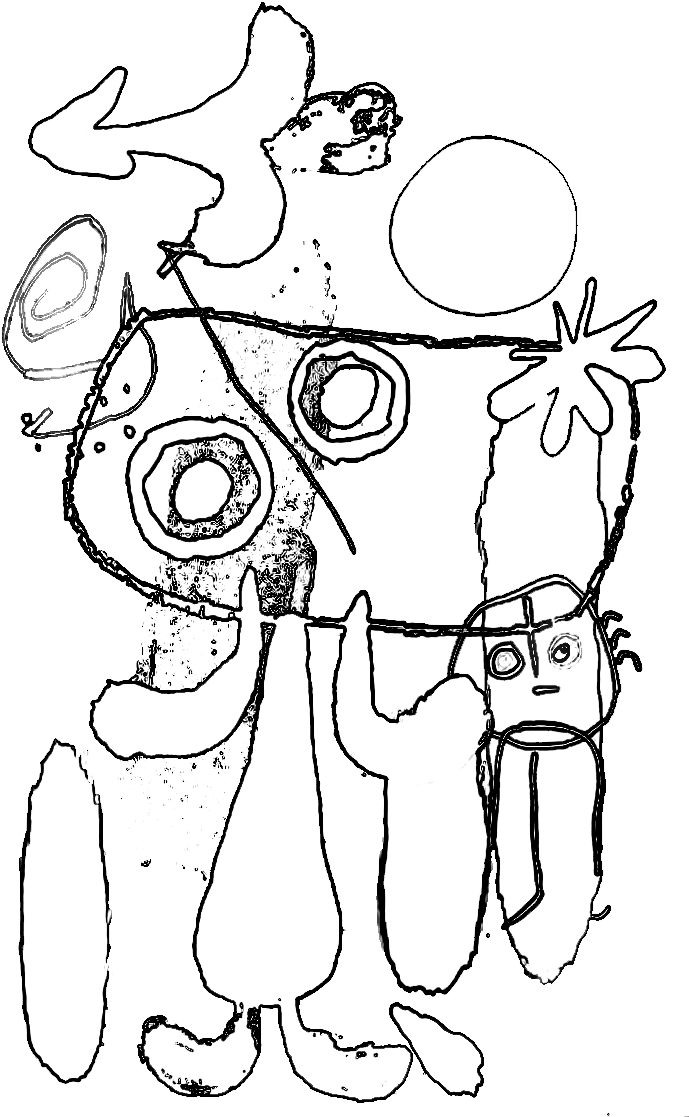 Jimmy Neutron Coloring Pages - Surrealismo Para Pintar (756x1134), Png Download